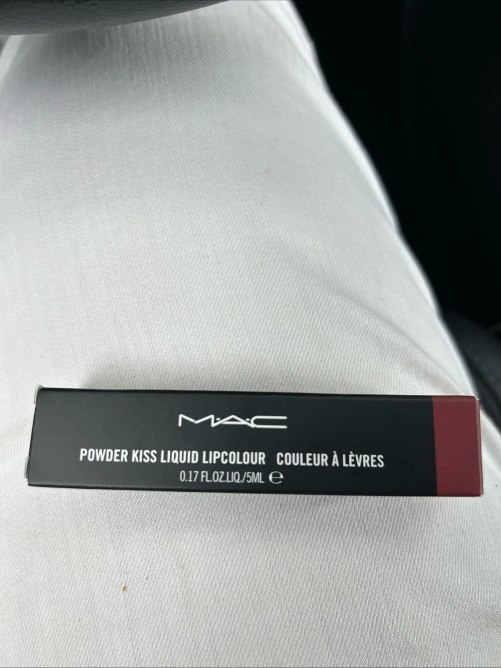 MAC Powder Kiss Liquid Lipcolour 977 Fashion Emergency Matte Lipstick New Box